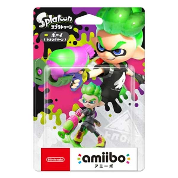 amiibo ボーイ【ネオングリーン】(スプラトゥーンシリーズ)