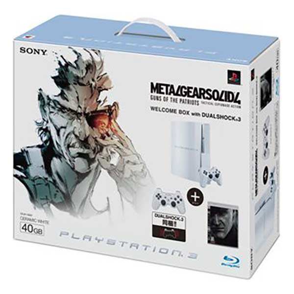 PlayStation3 METAL GEAR SOLID4 GUNS OF THE PATRIOTS WELCOME BOX with DUALSHOCK3 40GB セラミック・ホワイト(同梱版)
