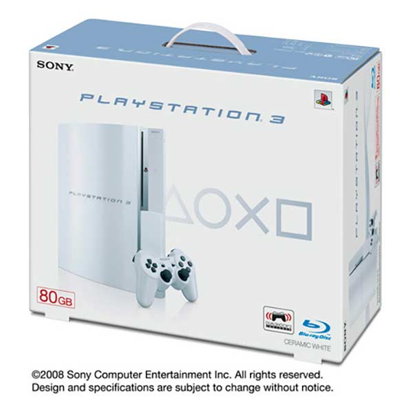 PlayStation3 HDD 80GB CECH-L00CW セラミック・ホワイト