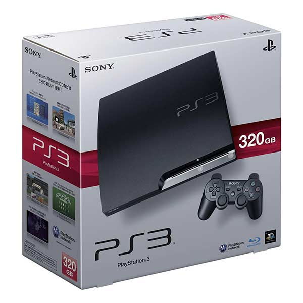 PlayStation3 HDD 320GB CECH-2500B チャコール・ブラック