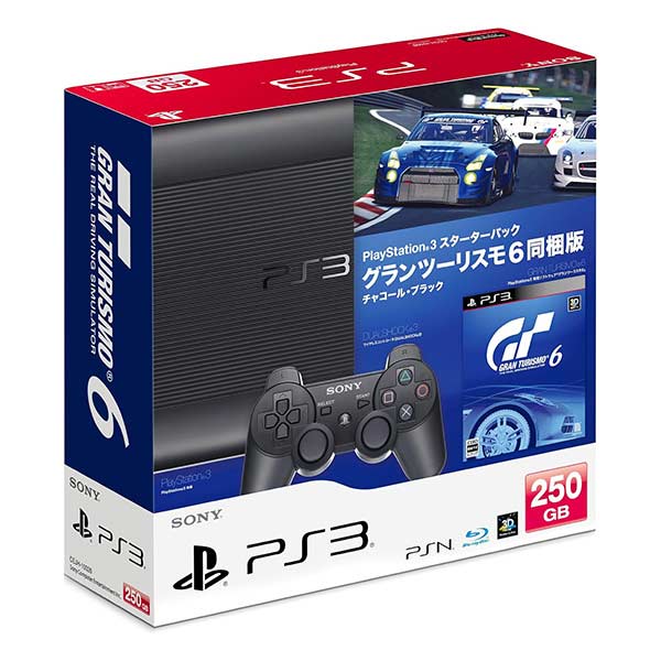 PlayStation3 スターターパック グランツーリスモ6同梱版 チャコール・ブラック (ソフトの付属は無し)