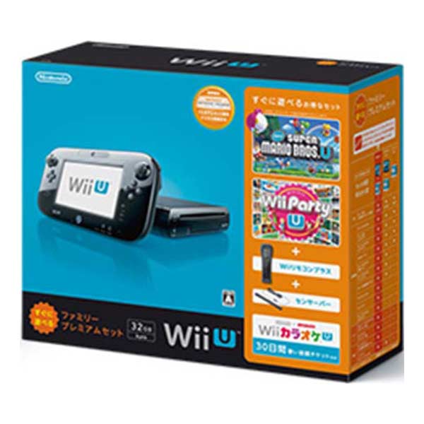 Wii U すぐに遊べるファミリープレミアムセット (クロ) (同梱版)