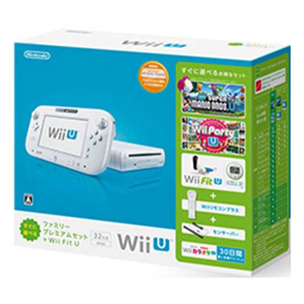 Wii U すぐに遊べるファミリープレミアムセット+Wii Fit U (シロ) (限定同梱版)