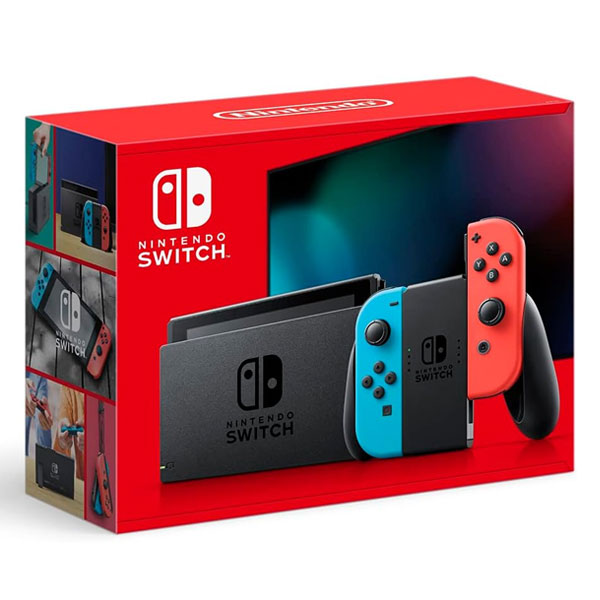 Nintendo Switch Joy-Con(L) ネオンブルー/(R) ネオンレッド KABAH