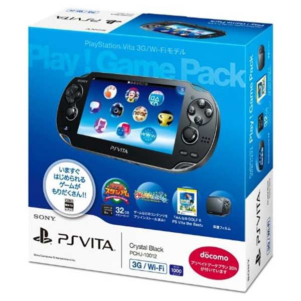 PlayStation Vita 3G/Wi-Fiモデル Play!Game Pack (ソフトの付属は無し)