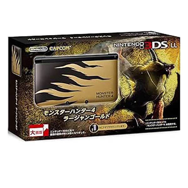 ニンテンドー3DS LL MONSTER HUNTER 4 ラージャンゴールド (限定版)
