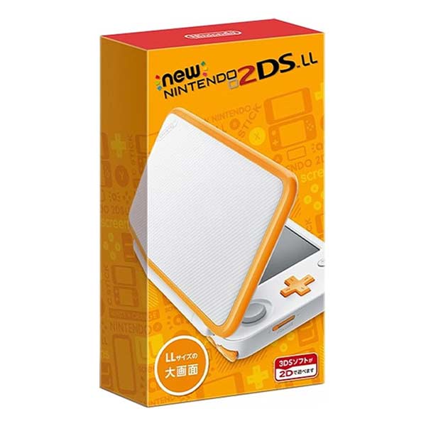 Newニンテンドー2DS LL ホワイト×オレンジ