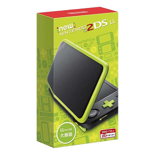 Newニンテンドー2DS LL ブラック×ライム