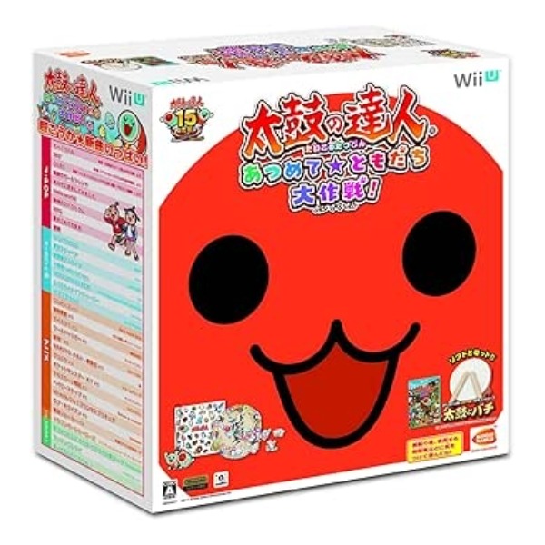 太鼓の達人 あつめて★ともだち大作戦!専用コントローラ「太鼓とバチ」1セット同梱版 (同梱版)