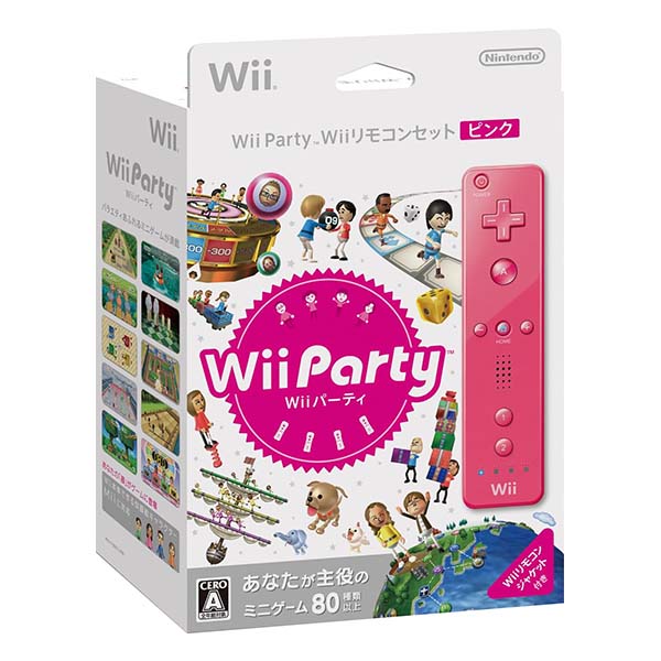 Wii Party Wiiリモコンセット ピンク (同梱版)